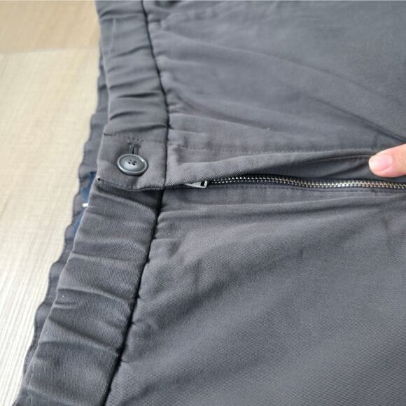 Everlane Uniform The Pull-On Performance Chino Dark Gray Short Men Sz L 34-36 - Picture 7 of 11